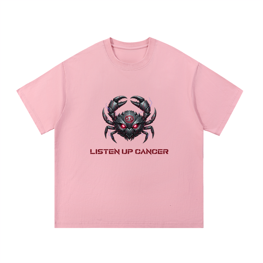 t-shirt zodiac cancer,listen up shop t-shirt cancer,t-shirt listen up shop cancer