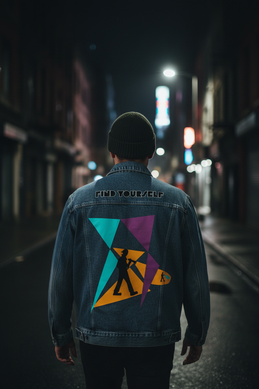 LISTEN UP SHOP - Vintage Denim Jacket - Sa Bello Design