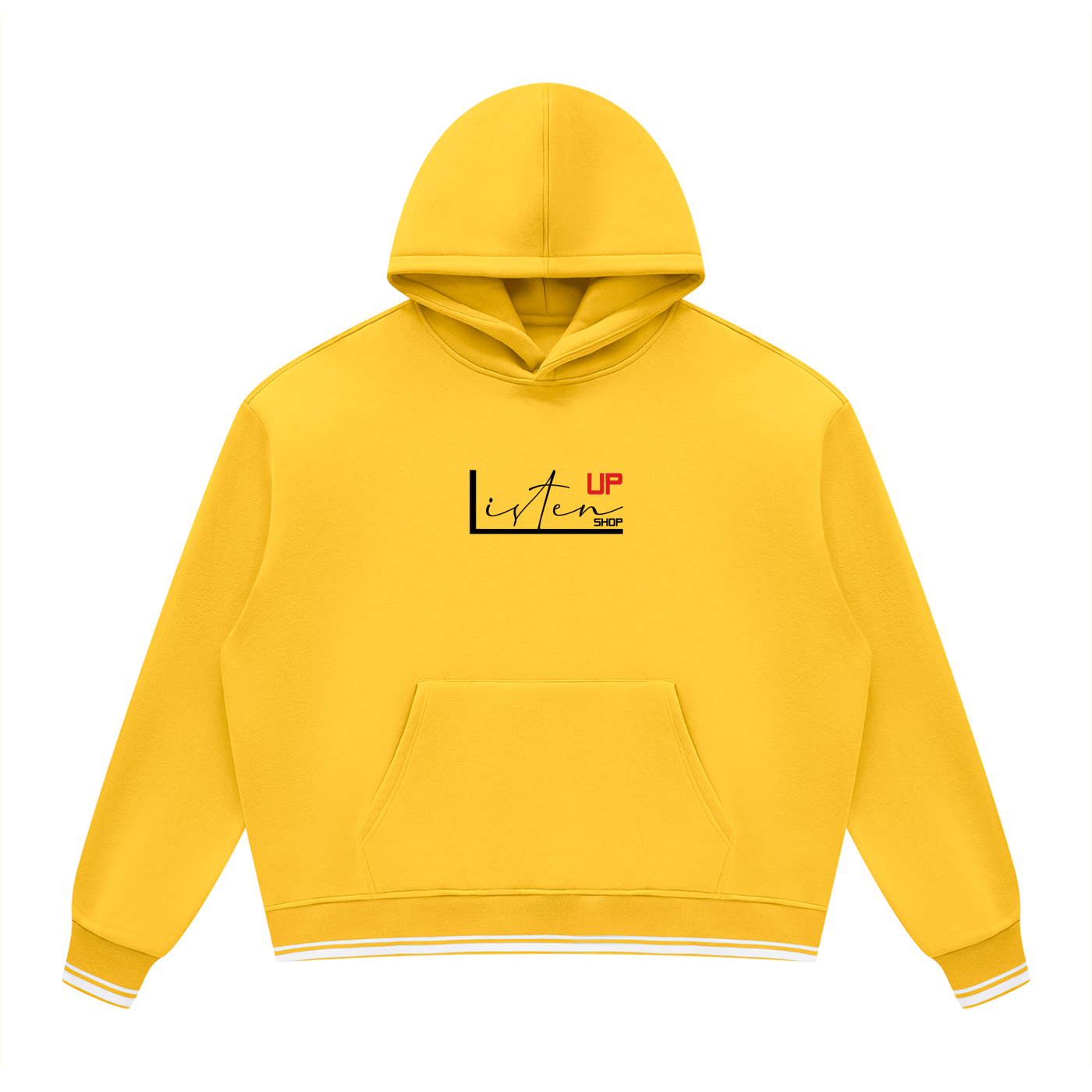 Unisex,Oversized,Color,Block,Fleece,Hoodie,listen,up,shop,raices