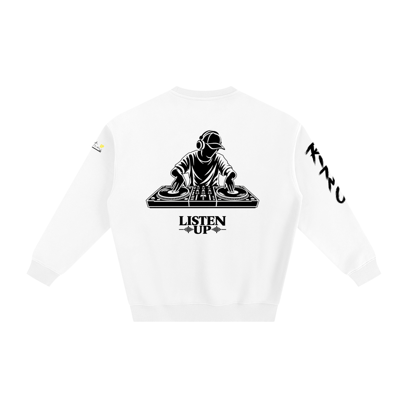 listen,up,shop,Fleeced,Sweatshirt