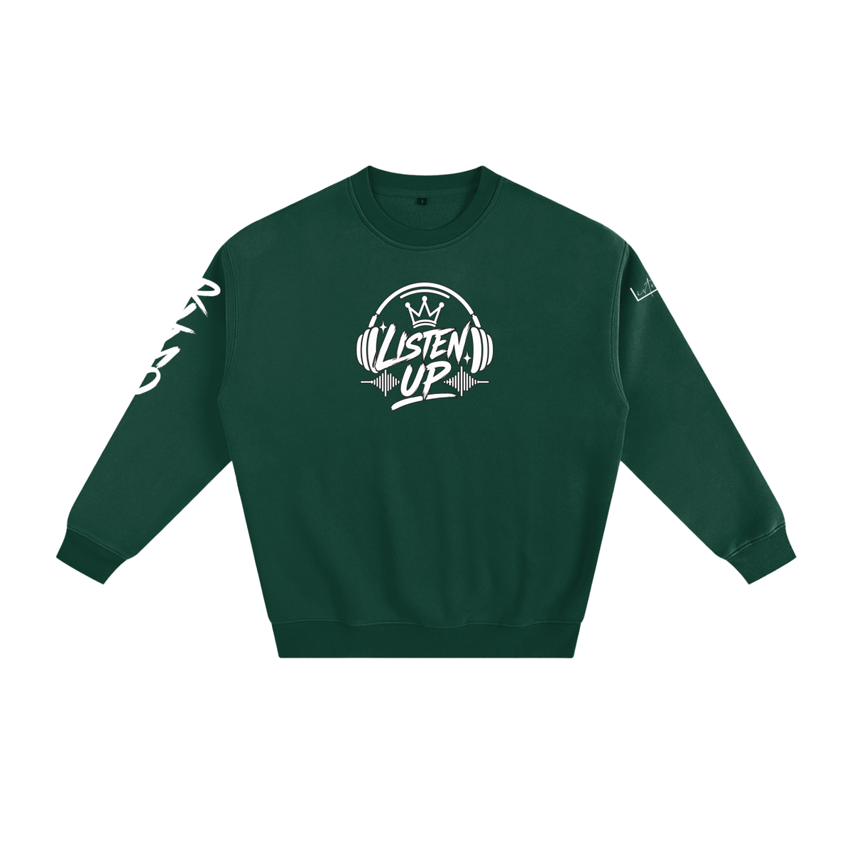 Listen,up,Shop,Fleeced,Sweatshirt