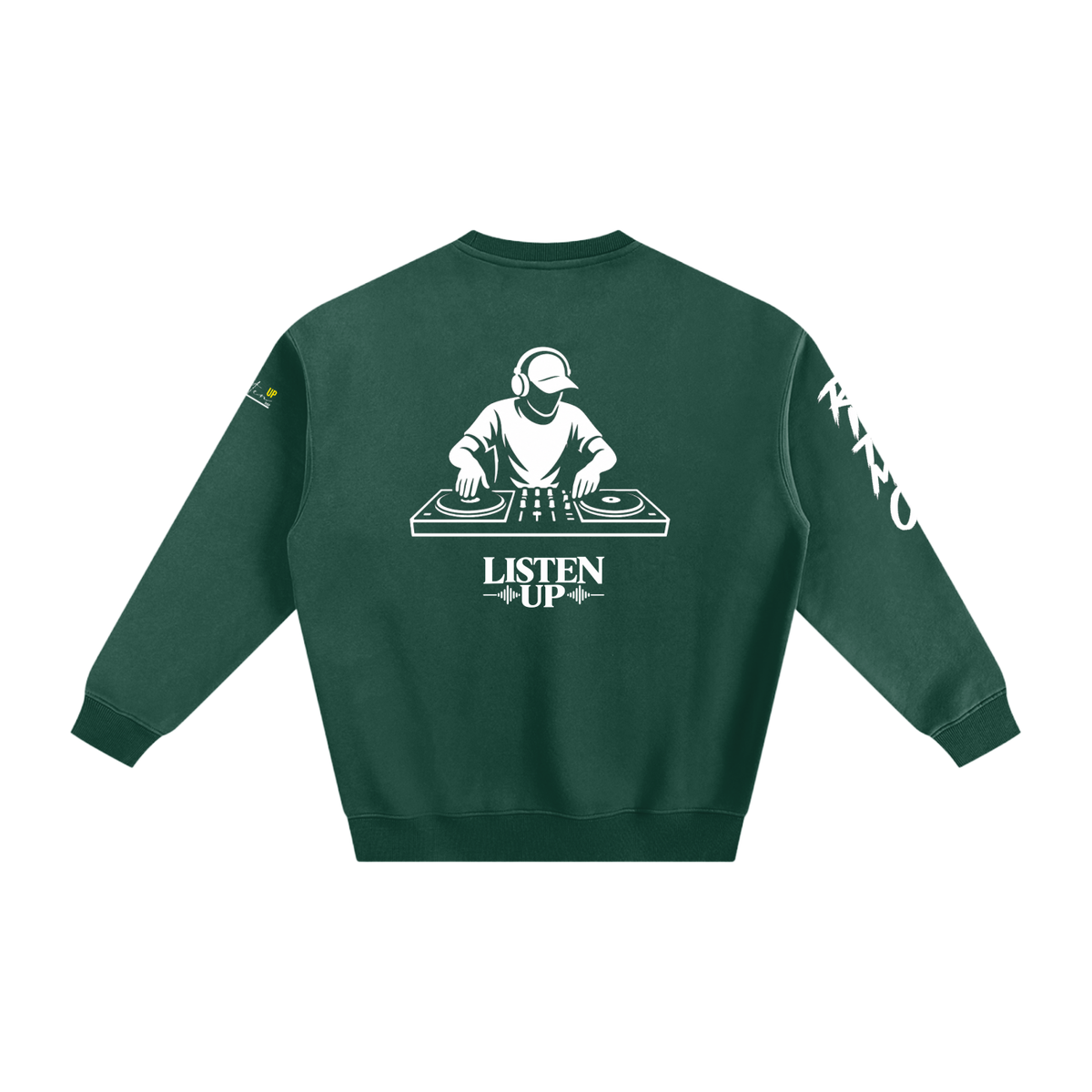 Listen,up,Shop,Fleeced,Sweatshirt