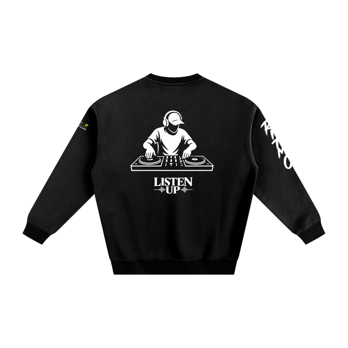 Listen,up,Shop,Fleeced,Sweatshirt
